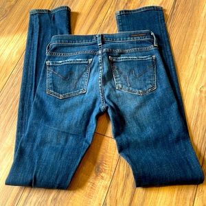 Citizens of Humanity slim straight leg size 24